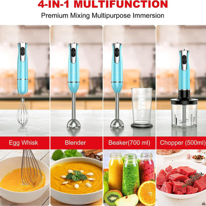 Multifunktions-Stabmixer im Retro-Stil mit 2 Geschwindigkeiten – Stabmixer