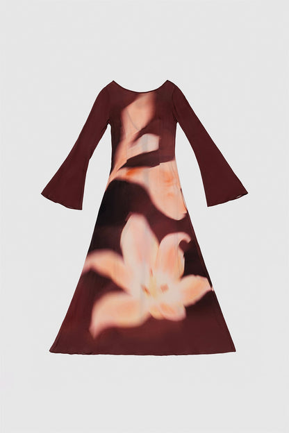 Leona Maxikleid - Kakaoblume