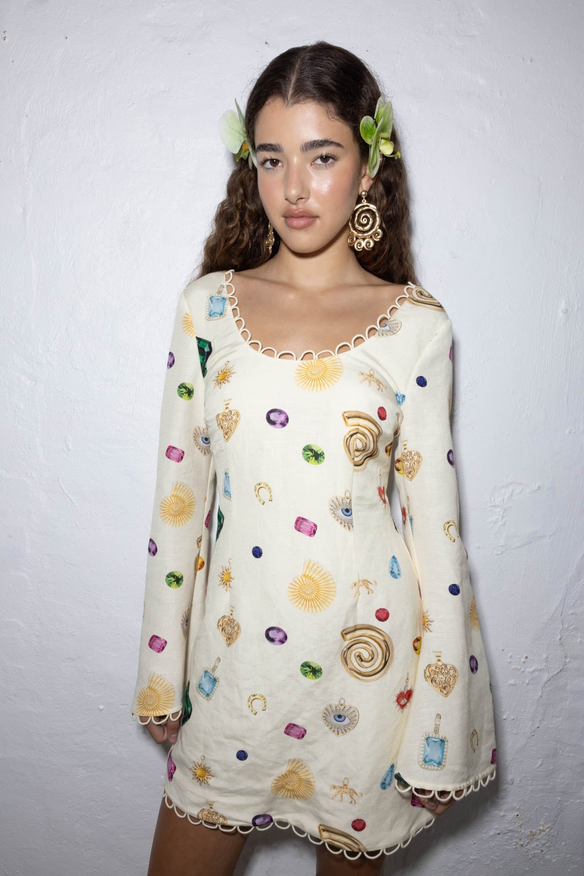 Enchanto Minikleid - Crème Charm