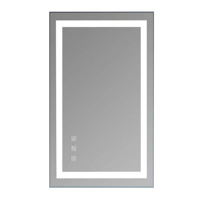 Touch-LED-Badezimmerspiegel, dreifarbige Dimmlichter