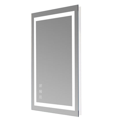 Touch-LED-Badezimmerspiegel, dreifarbige Dimmlichter