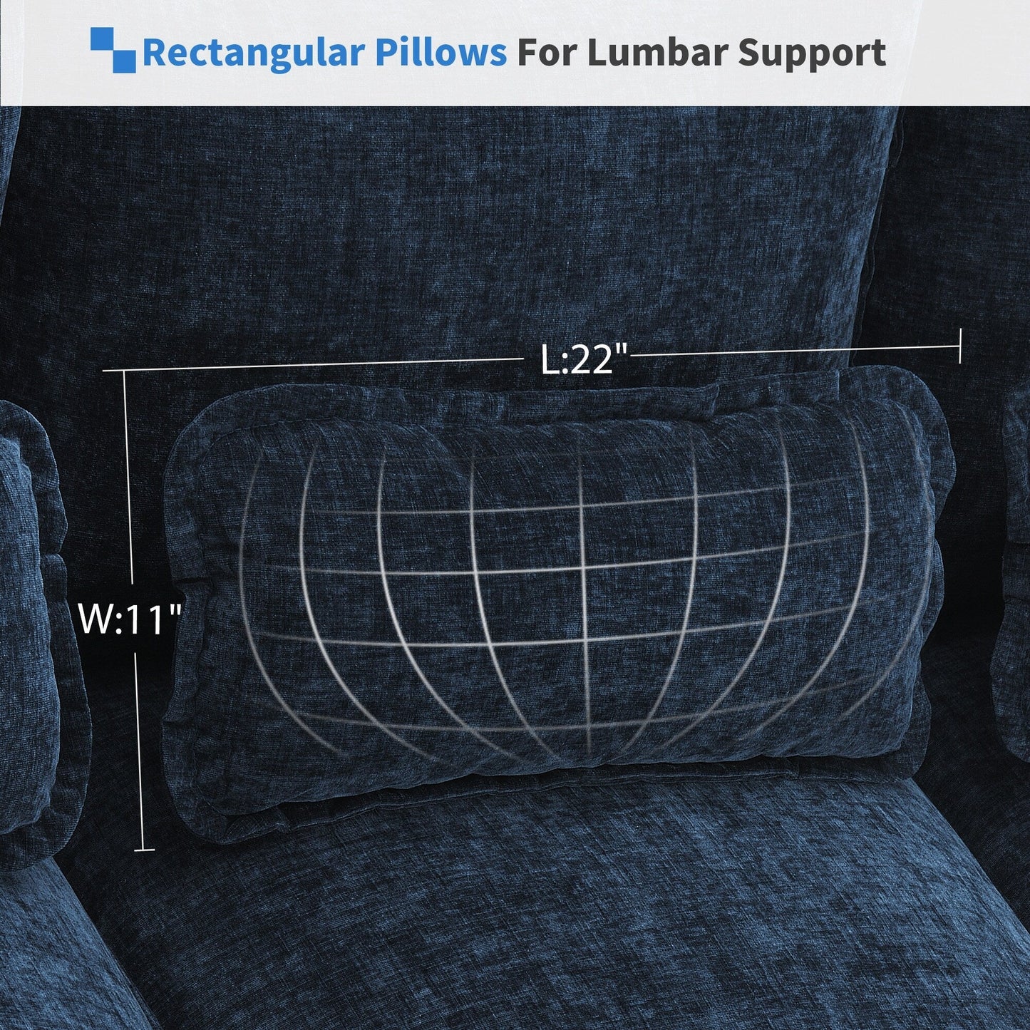 [VIDEO provided][New]109.8*55.9 Modern U-shaped Sectional Sofa with Waist Pillows,6-seat Upholstered Symmetrical Sofa Furniture