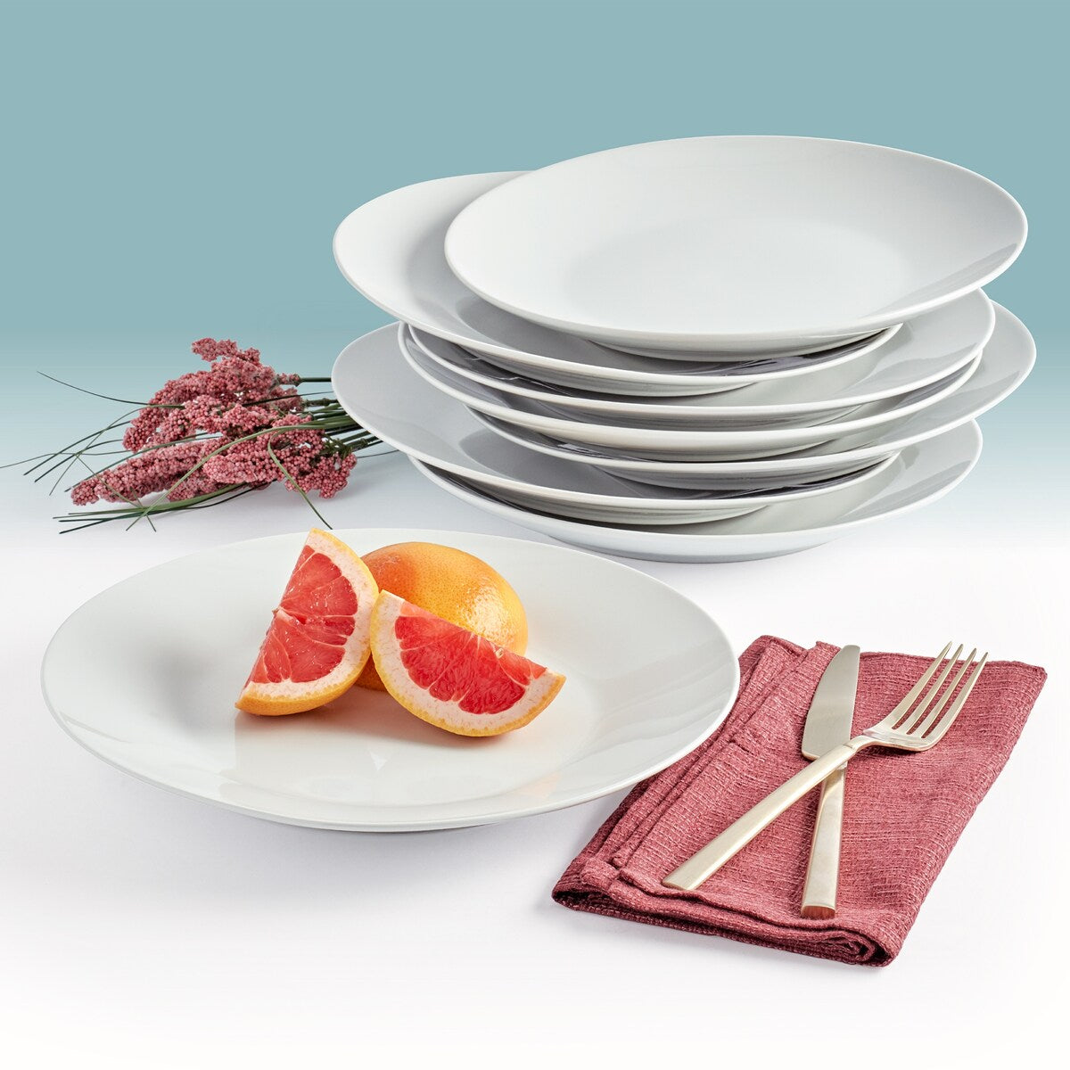 Tabletops Gallery 8-teilig – 10,5 runde Essteller, Vorteilspackung