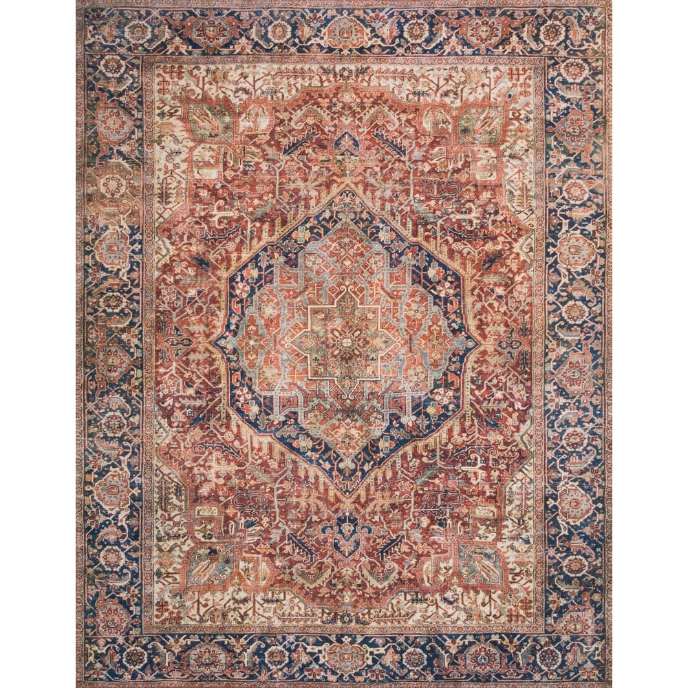 Alexander Home Isabelle Teppich mit traditionellem Vintage-Bordürendruck