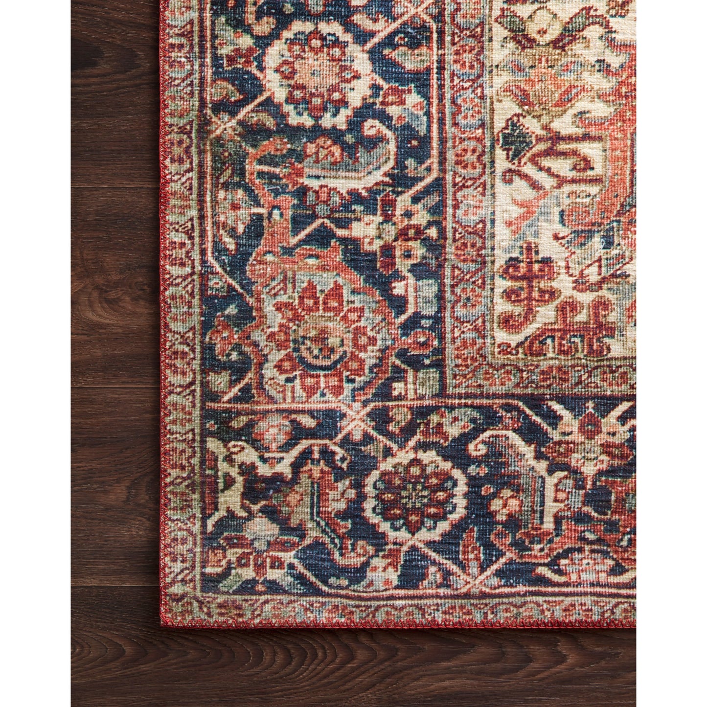 Alexander Home Isabelle Teppich mit traditionellem Vintage-Bordürendruck