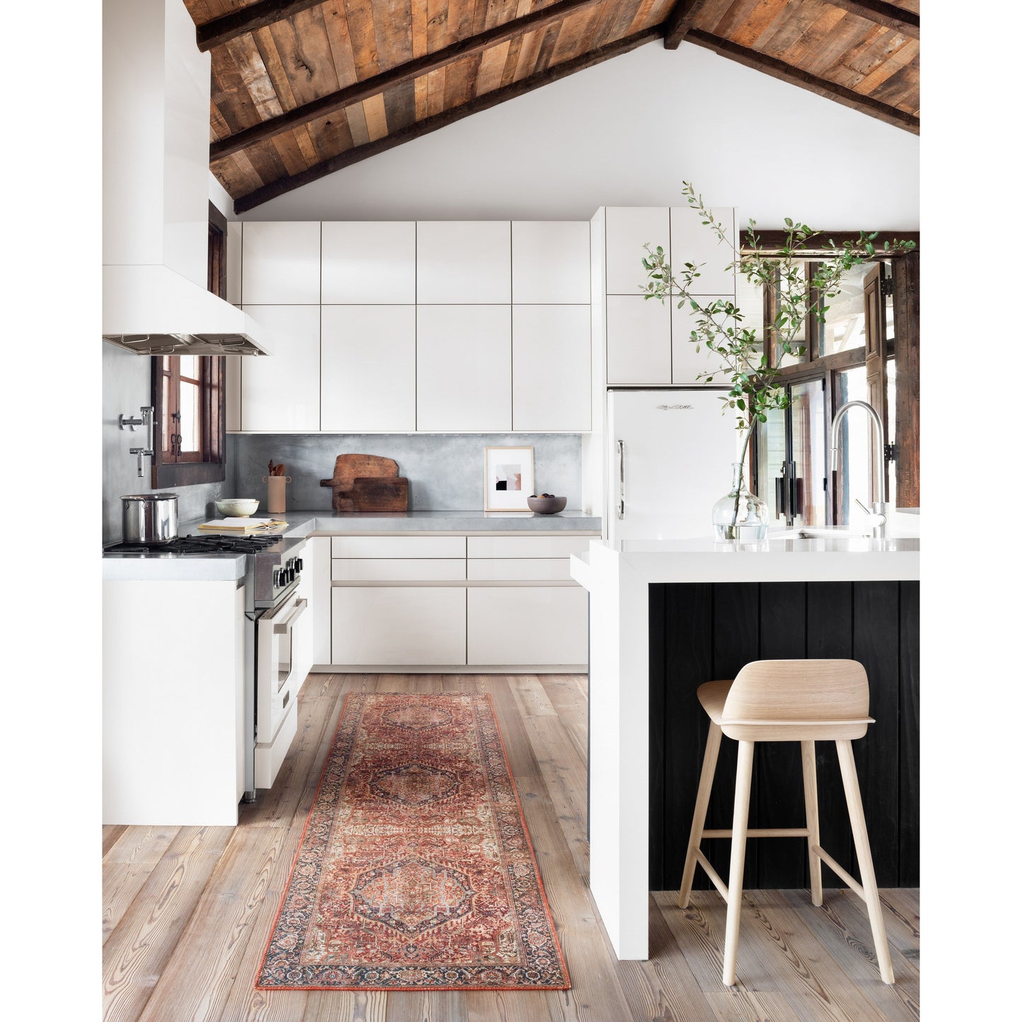Alexander Home Isabelle Teppich mit traditionellem Vintage-Bordürendruck