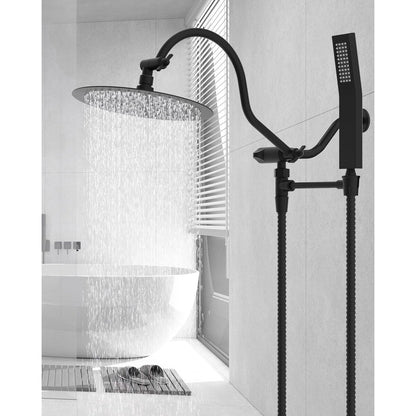 10-Zoll-Hochdruck-Regenduschkopf aus Metall mit Handbrause