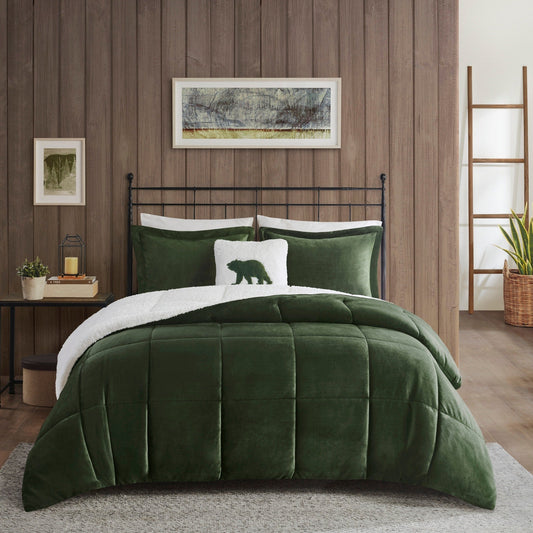Woolrich Alton Bettdecken-Set, Alternative zu Plüsch und Sherpa-Daunen