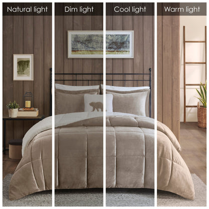 Woolrich Alton Bettdecken-Set, Alternative zu Plüsch und Sherpa-Daunen