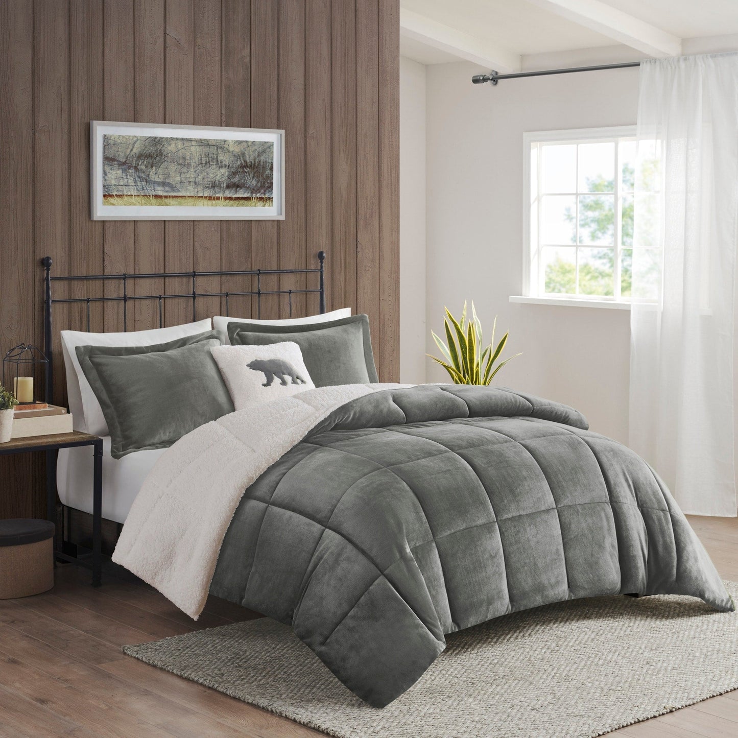 Woolrich Alton Bettdecken-Set, Alternative zu Plüsch und Sherpa-Daunen