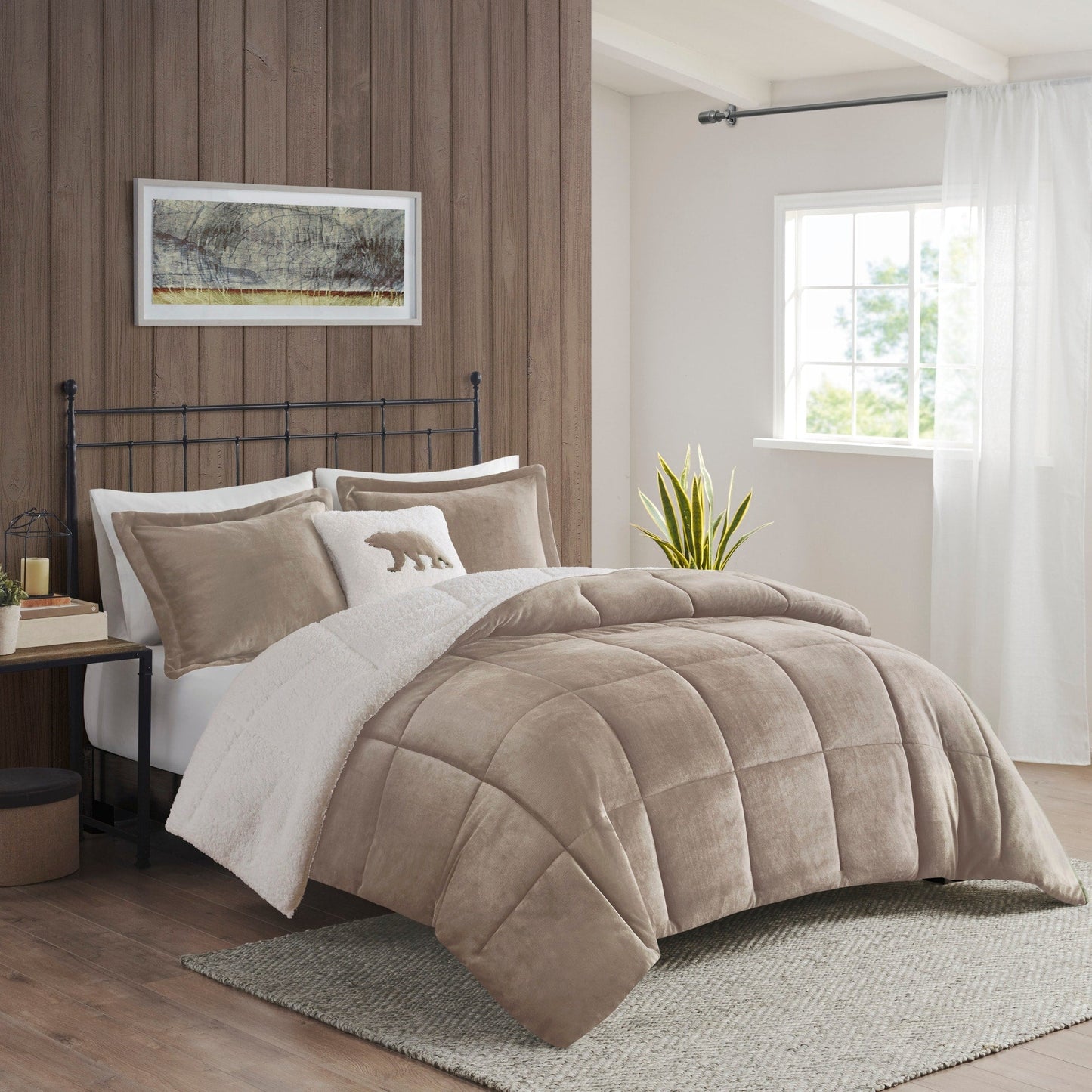 Woolrich Alton Bettdecken-Set, Alternative zu Plüsch und Sherpa-Daunen