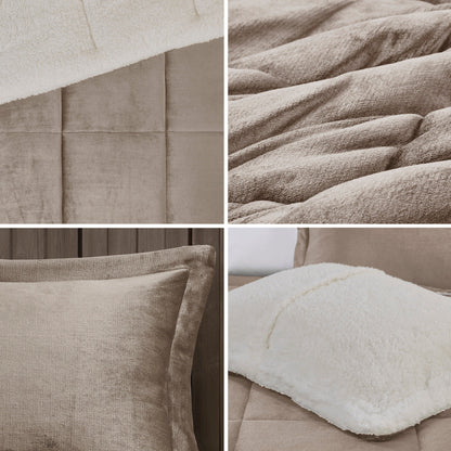 Woolrich Alton Bettdecken-Set, Alternative zu Plüsch und Sherpa-Daunen