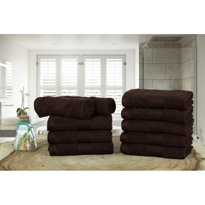 Luxuriöse, weiche Waschlappen aus Baumwolle, 600 g/m², 30,5 x 30,5 cm, von Ample Decor, 10 Stück