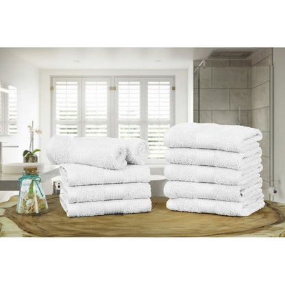 Luxuriöse, weiche Waschlappen aus Baumwolle, 600 g/m², 30,5 x 30,5 cm, von Ample Decor, 10 Stück