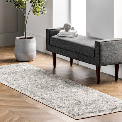 Nuloom Hart SpinClean Abstrakter Tribal-Teppich, maschinenwaschbar