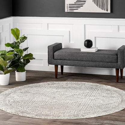 Nuloom Hart SpinClean Abstrakter Tribal-Teppich, maschinenwaschbar