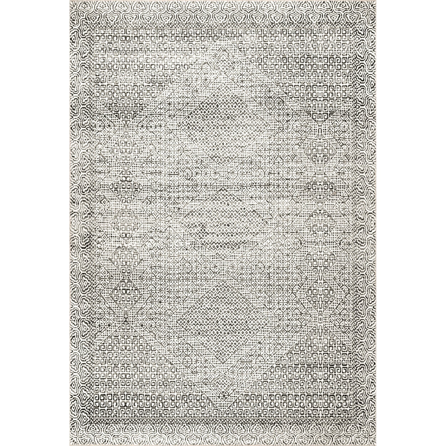 Nuloom Hart SpinClean Abstrakter Tribal-Teppich, maschinenwaschbar