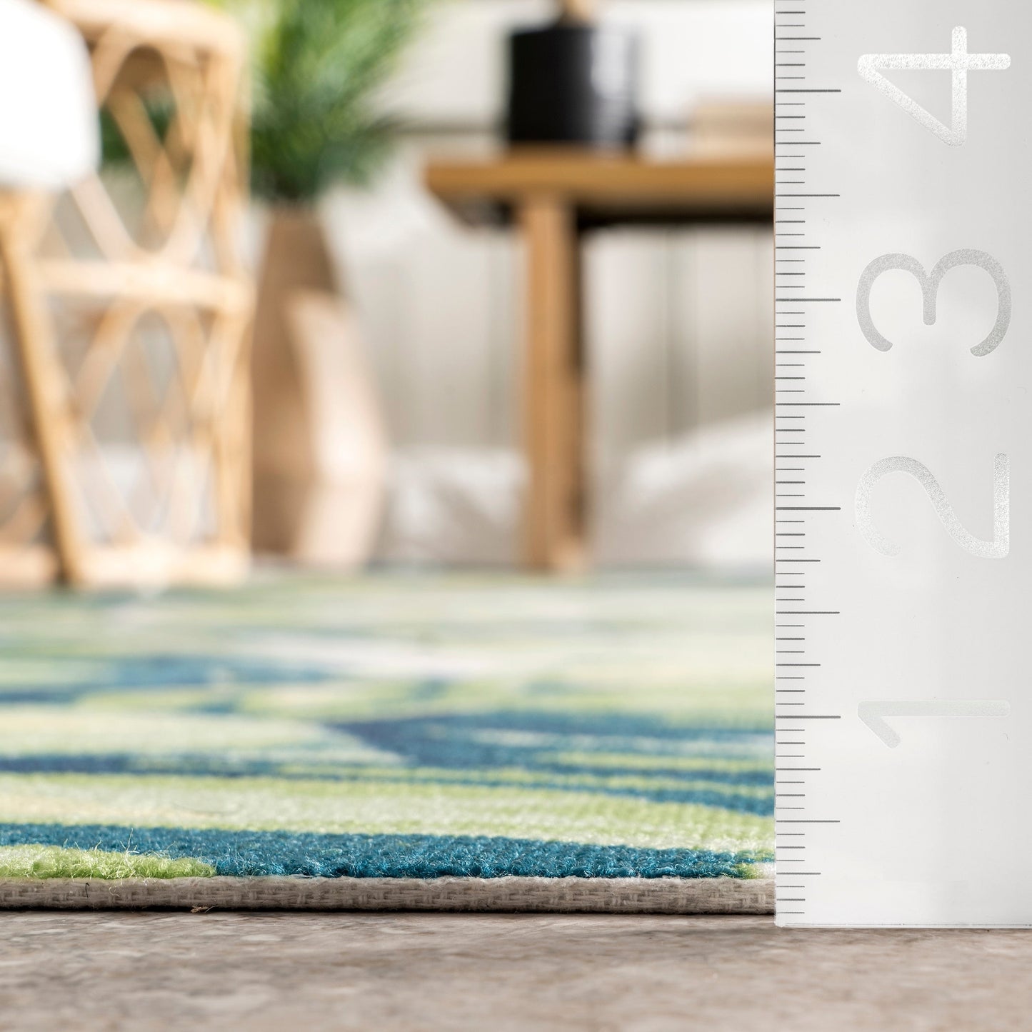 Nuloom Heidi Tropical Teppich für drinnen und draußen