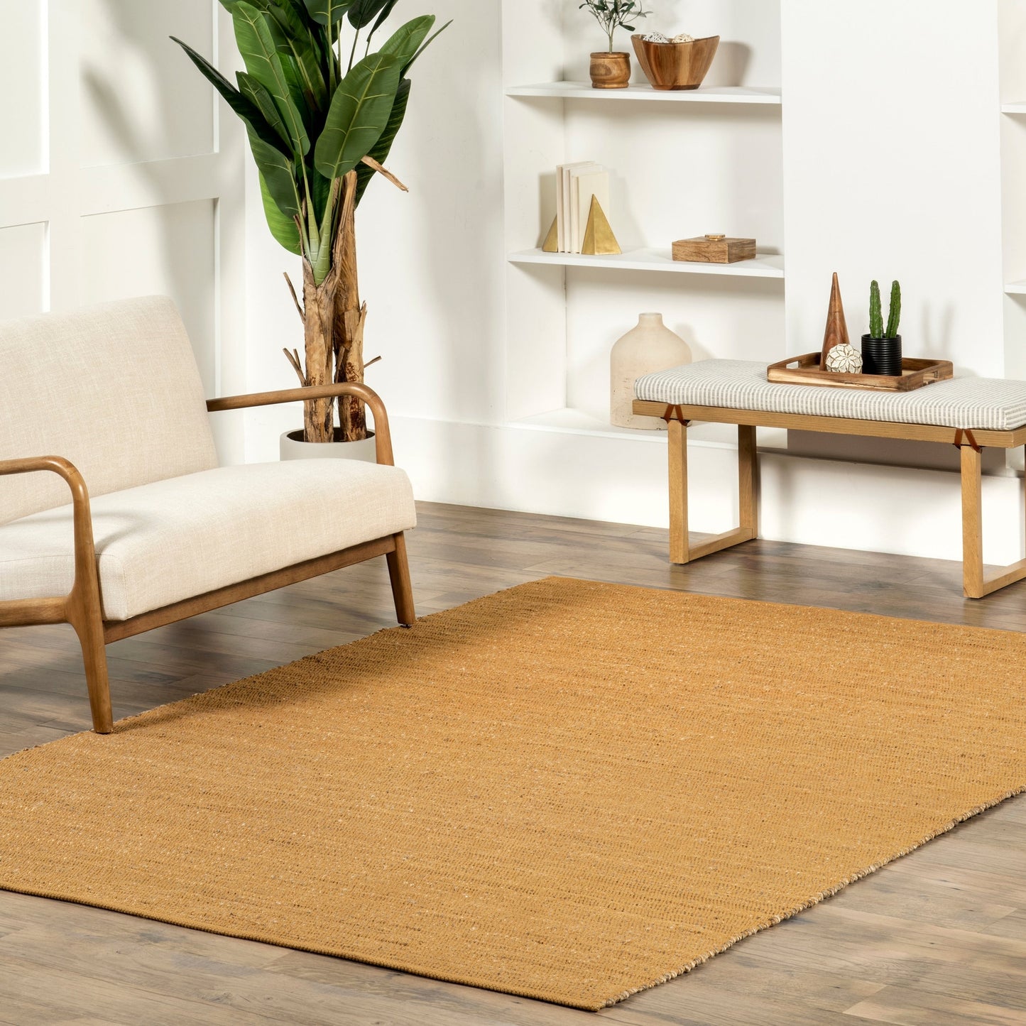 Nuloom Jacky Klassischer Teppich aus Jutemischung