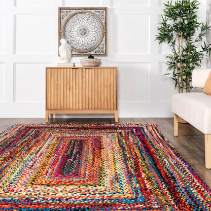 Nuloom Tammara Bohemian Handgeflochtener Flächenteppich