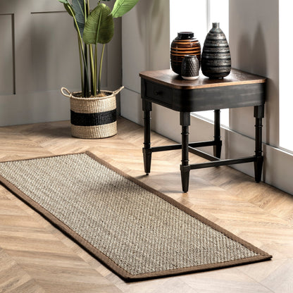 Nuloom Kiana Casual Teppich mit Seegrasrand