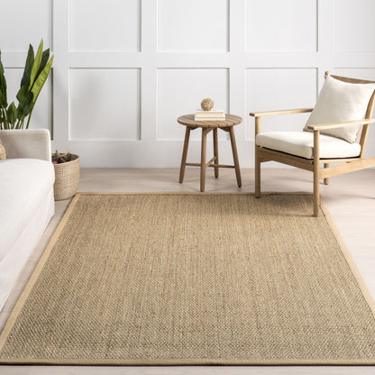 Nuloom Kiana Casual Teppich mit Seegrasrand