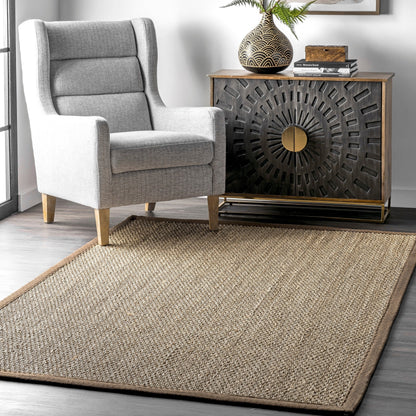 Nuloom Kiana Casual Teppich mit Seegrasrand