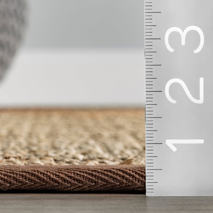 Nuloom Kiana Casual Teppich mit Seegrasrand