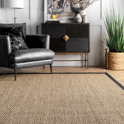 Nuloom Kiana Casual Teppich mit Seegrasrand