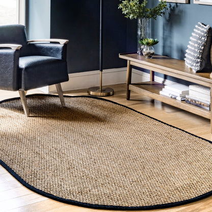 Nuloom Kiana Casual Teppich mit Seegrasrand