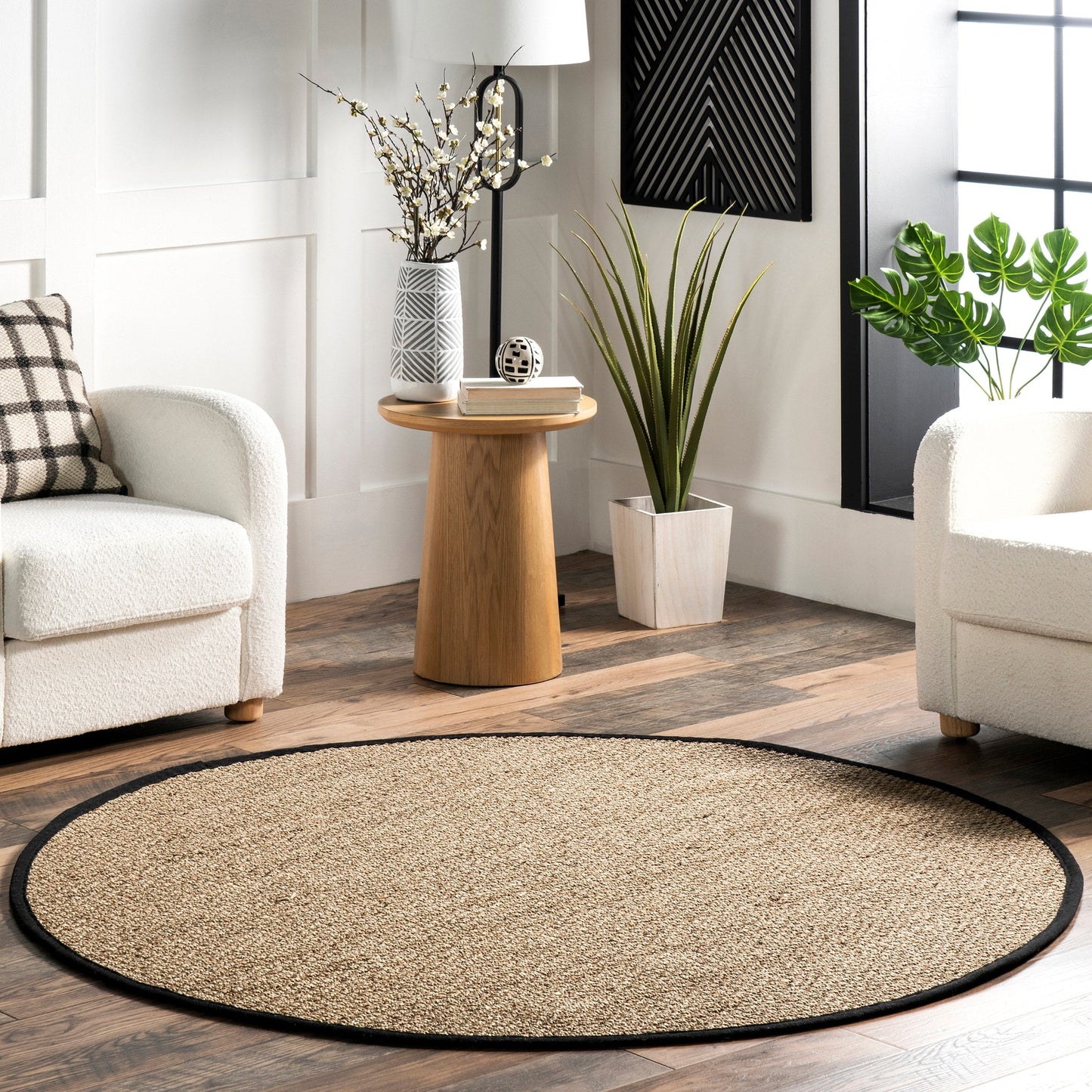 Nuloom Kiana Casual Teppich mit Seegrasrand