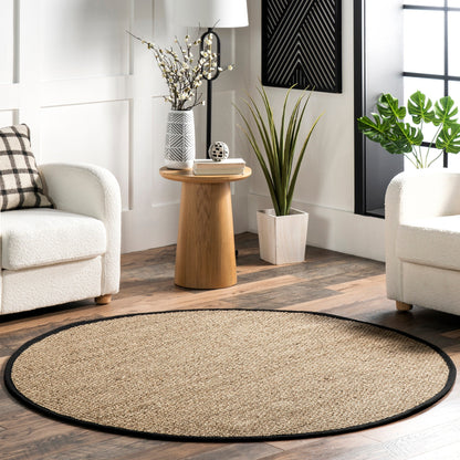Nuloom Kiana Casual Teppich mit Seegrasrand