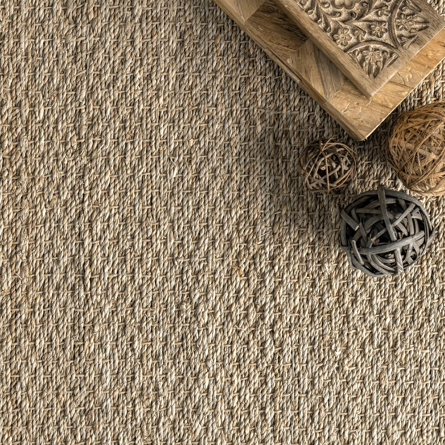 Nuloom Kiana Casual Teppich mit Seegrasrand
