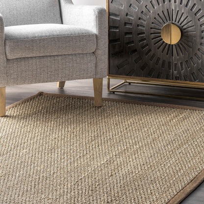 Nuloom Kiana Casual Teppich mit Seegrasrand