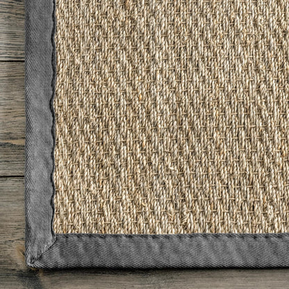 Nuloom Kiana Casual Teppich mit Seegrasrand
