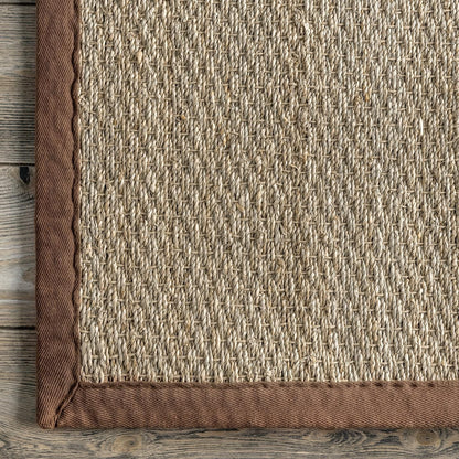 Nuloom Kiana Casual Teppich mit Seegrasrand