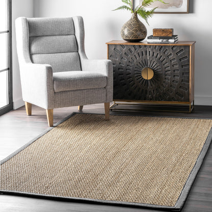Nuloom Kiana Casual Teppich mit Seegrasrand