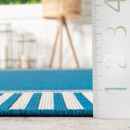 Nuloom Leah Classic Bordered Indoor/Outdoor-Teppich