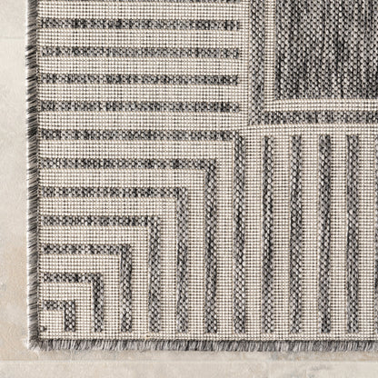 Nuloom Leah Classic Bordered Indoor/Outdoor-Teppich