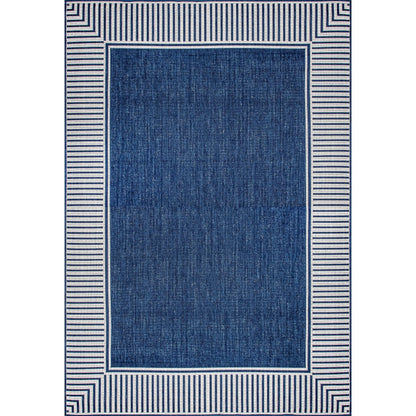 Nuloom Leah Classic Bordered Indoor/Outdoor-Teppich