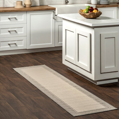 Nuloom Leah Classic Bordered Indoor/Outdoor-Teppich