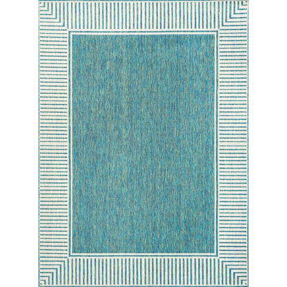 Nuloom Leah Classic Bordered Indoor/Outdoor-Teppich