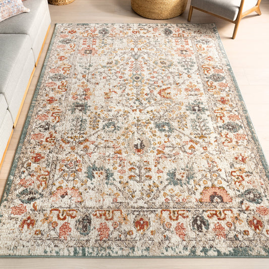 Nuloom Lenore Vintage-Teppich mit Blumenmuster