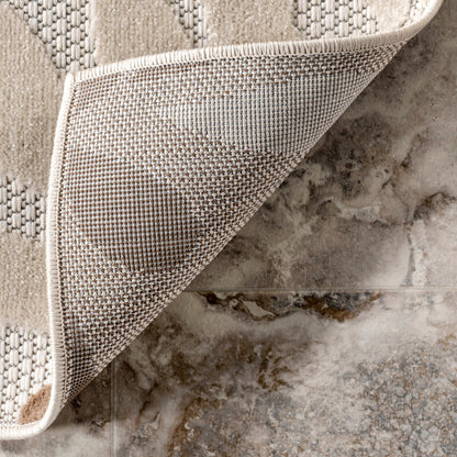 Nuloom Ronda Teppich für drinnen und draußen mit kräftigem Blumenmuster