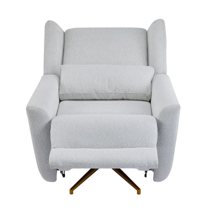 Christopher Knight Home - Starling Power Swivel Recliner With Gold Metal Base