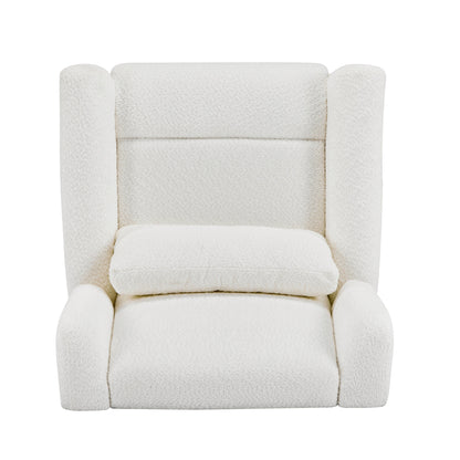Christopher Knight Home - Starling Power Swivel Recliner With Gold Metal Base