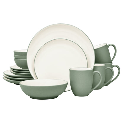 Noritake Colorwave 16-teiliges Coupe-Geschirrset, Service für 4