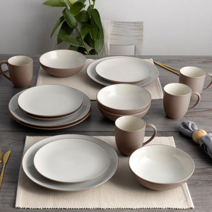 Noritake Colorwave 16-teiliges Coupe-Geschirrset, Service für 4