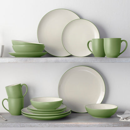 Noritake Colorwave 16-teiliges Coupe-Geschirrset, Service für 4