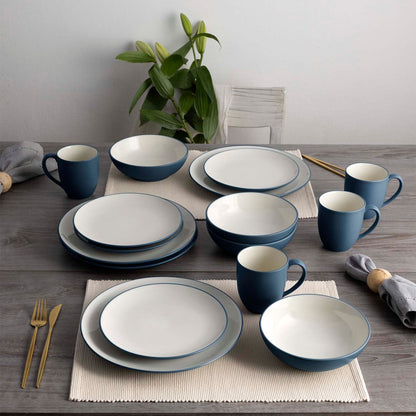 Noritake Colorwave 16-teiliges Coupe-Geschirrset, Service für 4
